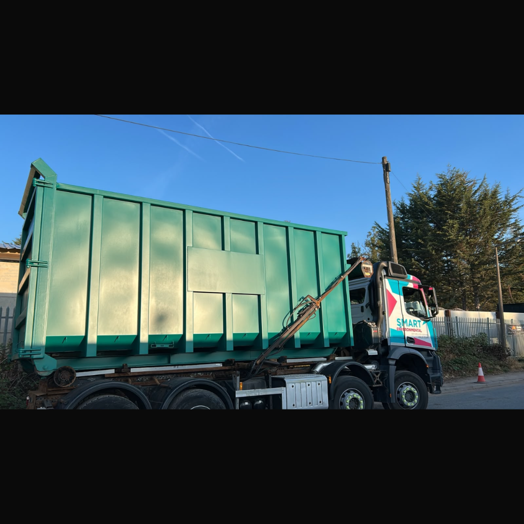 40-Yard RoRo Skip Hire for Demolition Wood Waste in Ollerton