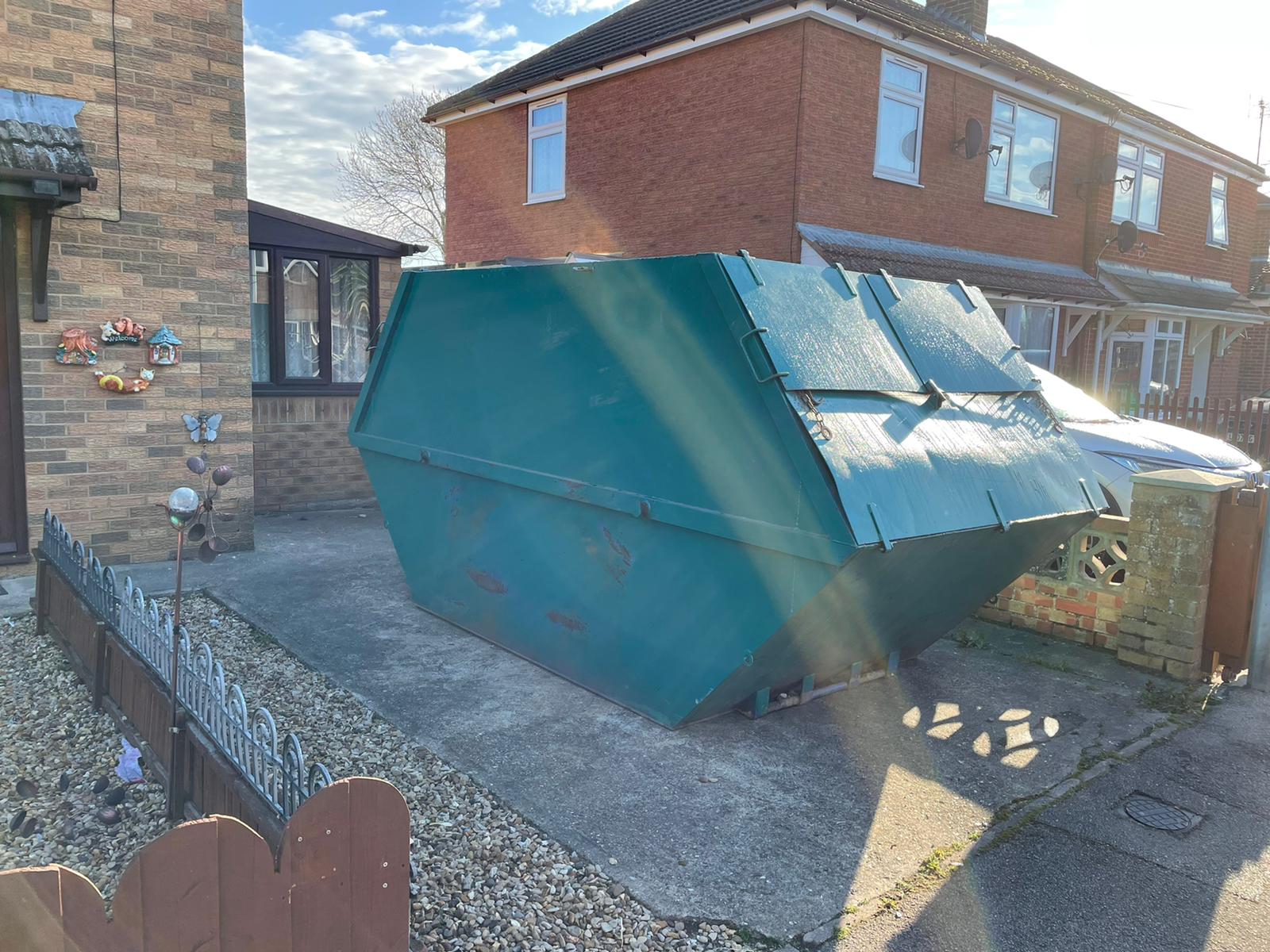 8-Yard Asbestos Skip Hire for a Domestic Roofing Project in Aspley, Nottingham