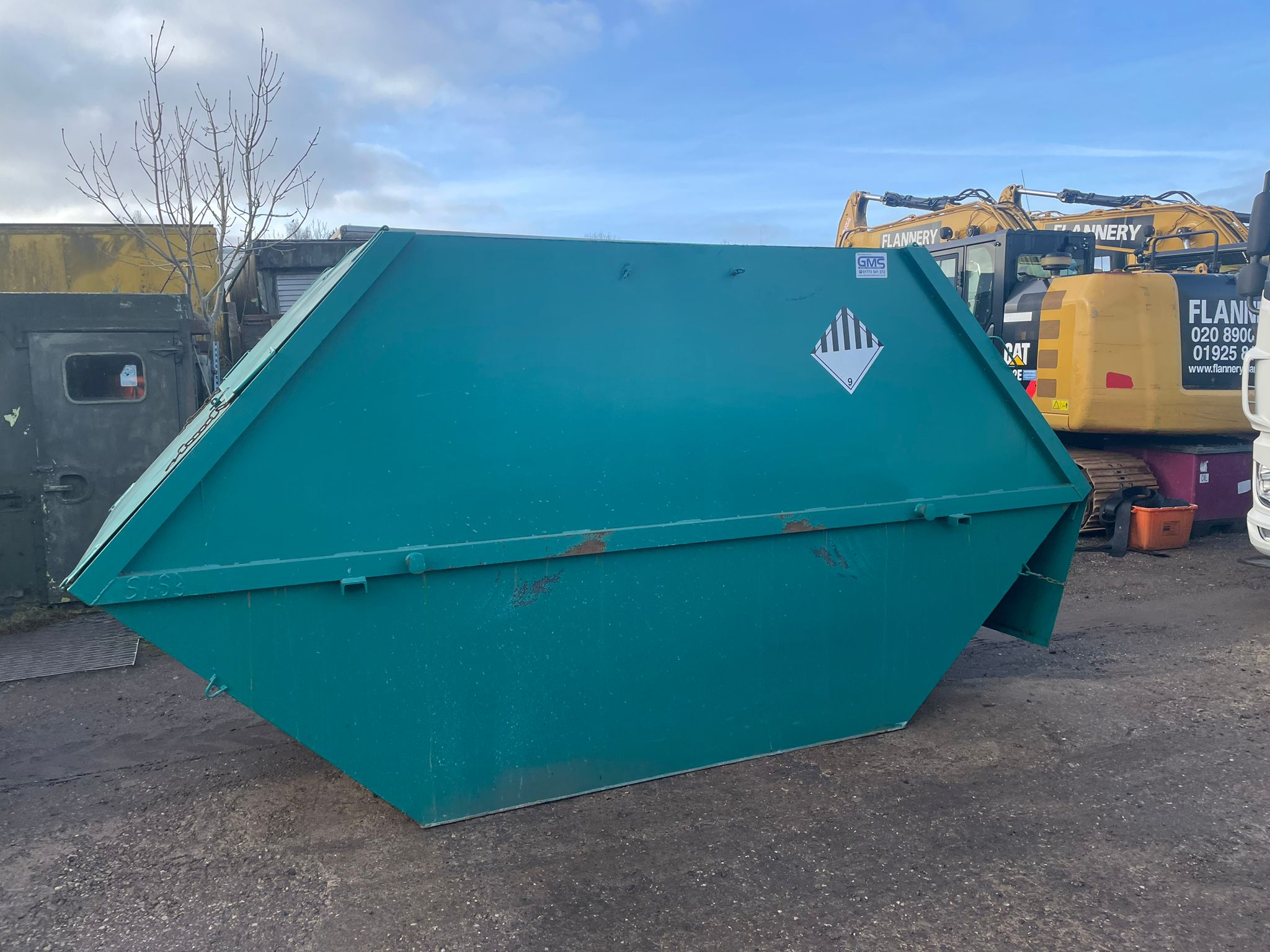16-Yard Asbestos Skip Hire for Industrial Roof Removal in Derby