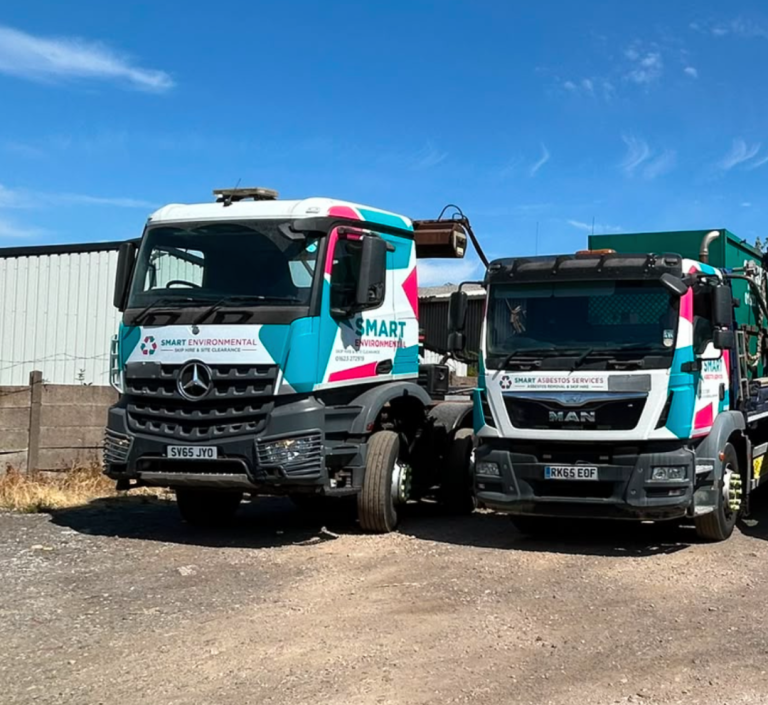 32 ton and 18 ton skip lorries