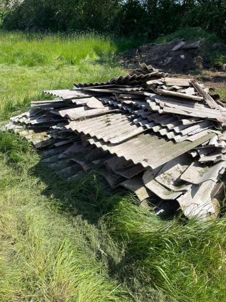 Bulk asbestos waste Bulk asbestos waste